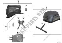 Tank bag for BMW R 1250 GS 19 from 2017