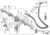 Valves/Pipes of fuel injection system for BMW K 1300 R from 2007
