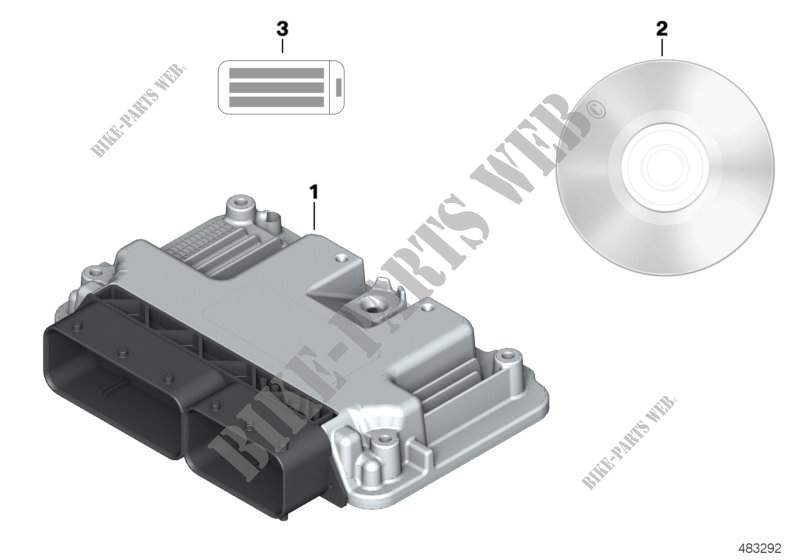 Control unit for BMW Motorrad K 1200 GT from 2004