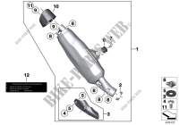 HP sports silencer for BMW R 1250 GS 19 from 2017
