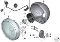 Headlight for BMW Motorrad R nineT from 2013
