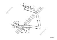 Mounting parts f rear protection bar for BMW Motorrad R 80 RT from 1984
