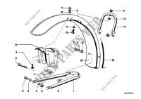 Mudguard front for BMW R 75/5 from 1969