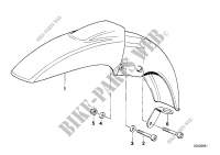 Mudguard front for BMW Motorrad R 100 RS from 1986