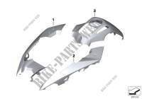 Painted parts YN2H ice grey solid for BMW Motorrad R 1250 GS Adventure from 2017