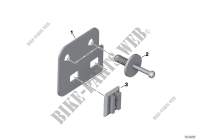 Plug in connection bracket for BMW Motorrad K 1600 GT 17 from 2015