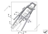Rear frame for BMW Motorrad K 1600 GTL Exclusive from 2013