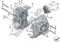 Screw connection, crankcase Engine R 1200 bmw-motorcycle 2012 K5x 91698