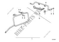 Set case holder for BMW Motorrad R 100 GS PD from 1989