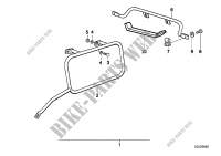 Set case holder for BMW R 80 GS from 1990