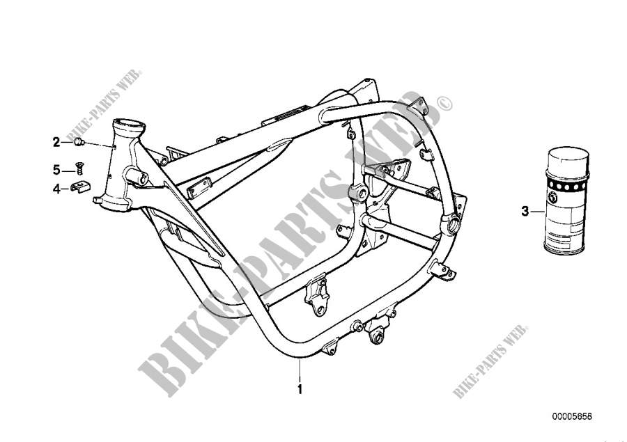 Front frame for BMW Motorrad R 100 GS from 1986