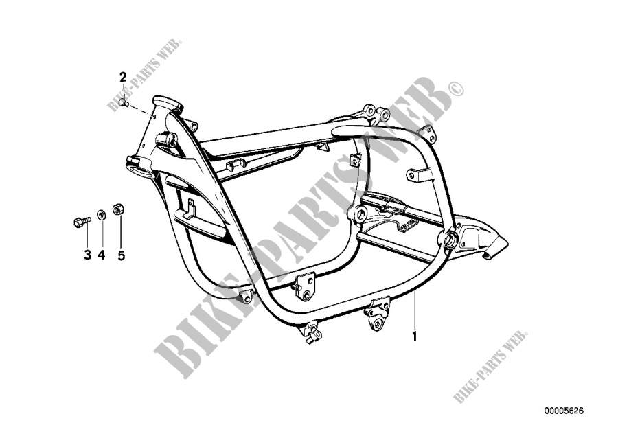 Front frame for BMW Motorrad R 100 RS from 1986